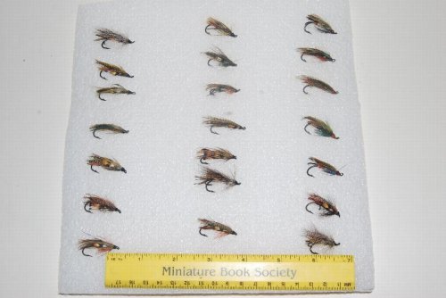 21- ATLANTIC SALMON FLIES. Full-Dressed & Hair-wing DOUBLE-HOOK Irons; Size #6.